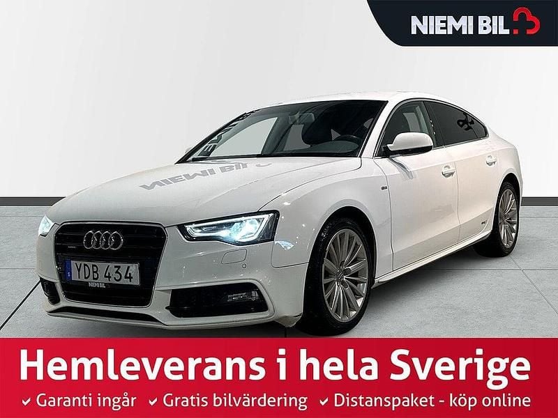Begagnad Audi A5 Sportback Sport 190 HK (139 kW) 2016 Vit Halvkombi