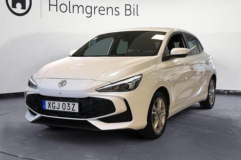 Begagnad MG MG3 102 HK (75 kW) 2024 Vit Halvkombi