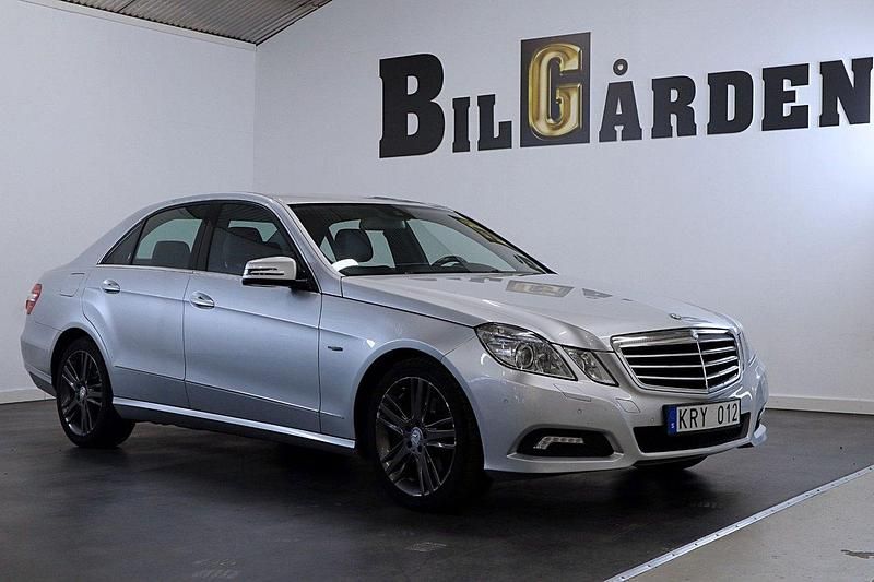 Silver Begagnad 2010 Mercedes E250 Avantgarde Sedan | 134 900 kr (Marknadspris) - Bild 1/4
