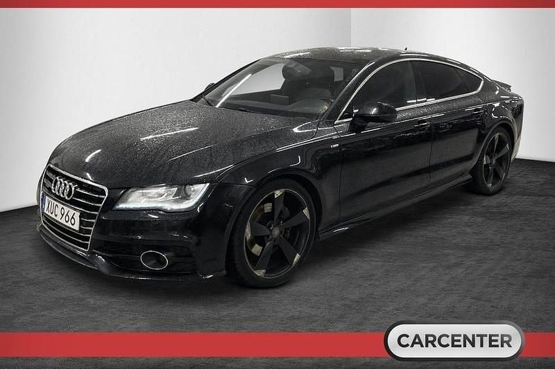 Svart Begagnad 2011 Audi A7 Sportback S-Line Halvkombi | 119 500 kr (Marknadspris) - Bild 1/4