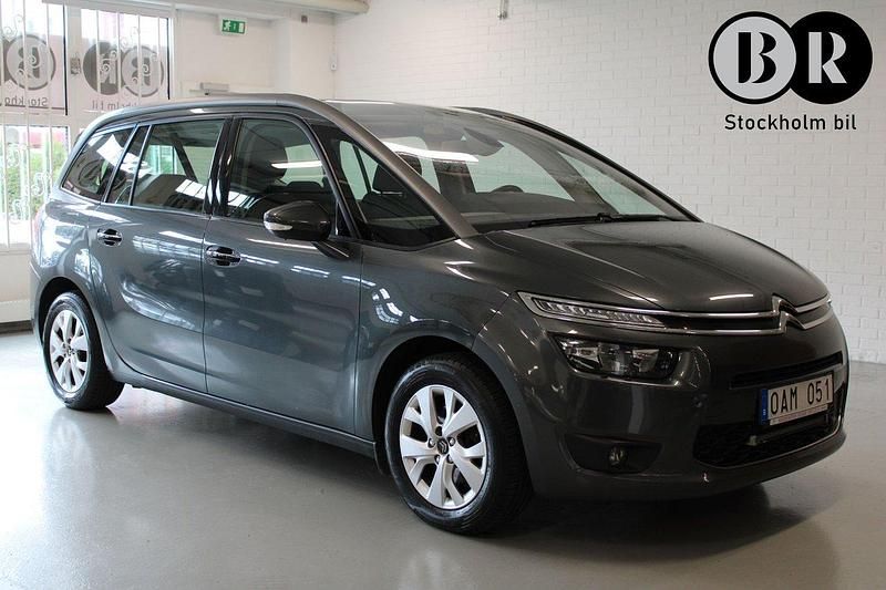 Grå Begagnad 2014 Citroën Grand C4 Picasso Minibuss | 99 900 kr (Marknadspris) - Bild 1/4