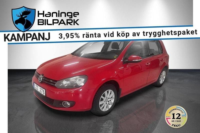 Röd Begagnad 2012 VW Golf Halvkombi | 69 900 kr (Marknadspris) - Bild 1/2