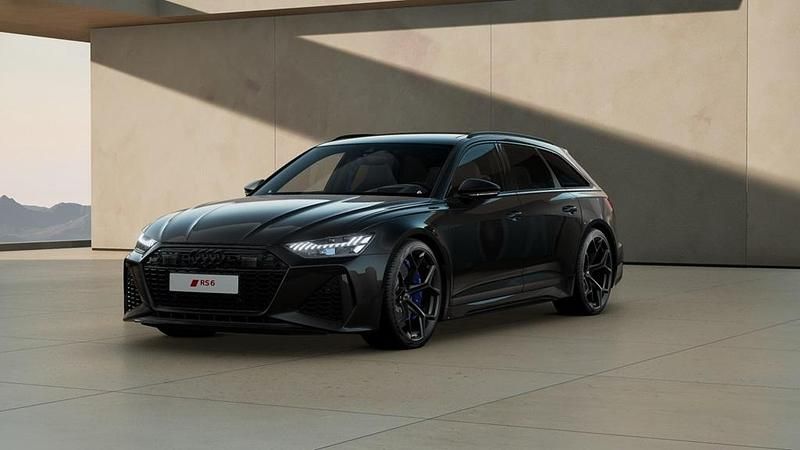Ny Audi RS6 Performance 2025 Svart Kombi