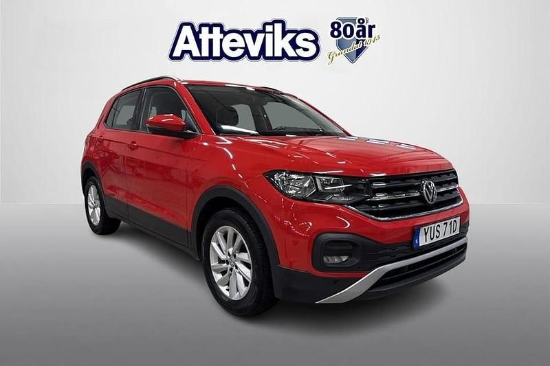 Röd Begagnad 2019 VW T-Cross Life SUV | 159 900 kr (Marknadspris) - Bild 1/4