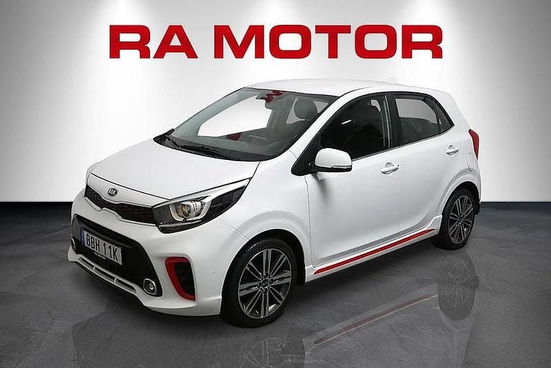 Vit Begagnad 2019 Kia Picanto GT-Line Halvkombi | 129 900 kr (Marknadspris) - Bild 1/4