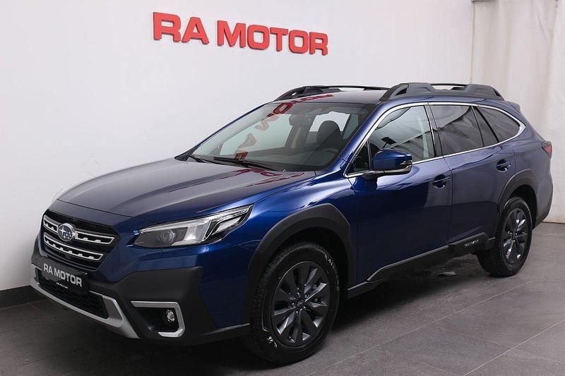 Blå (sapphire blue) Begagnad 2023 Subaru Outback SUV | 449 900 kr (Bra pris) - Bild 1/4