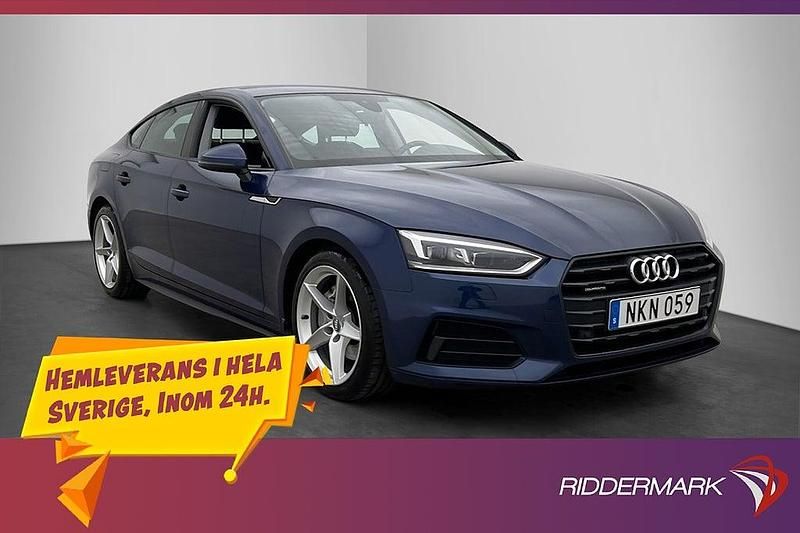 Blå Begagnad 2017 Audi A5 Sportback Proline Halvkombi | 244 900 kr (Marknadspris) - Bild 1/3