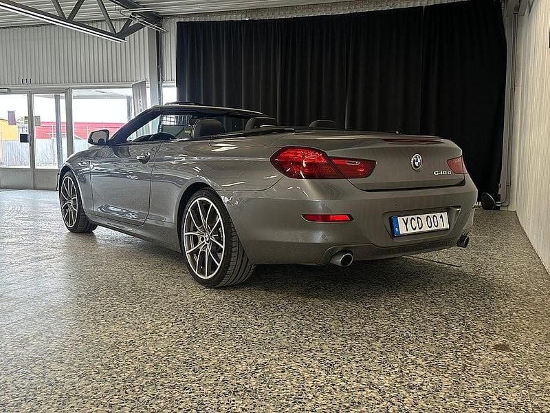 Begagnad BMW 640 Cabriolet 313 HK (230 kW) 2012 Grå Cab