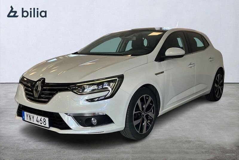 Vit Begagnad 2018 Renault Mégane IV Bose Edition Halvkombi | 169 900 kr (Dyr) - Bild 1/3
