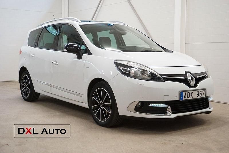 Vit Begagnad 2014 Renault Grand Scénic III Bose Edition Minibuss | 89 900 kr (Marknadspris) - Bild 1/4