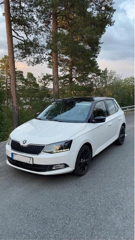 Vit Begagnad 2018 Skoda Fabia Style Halvkombi | 75 000 kr (Marknadspris) - Bild 1/4