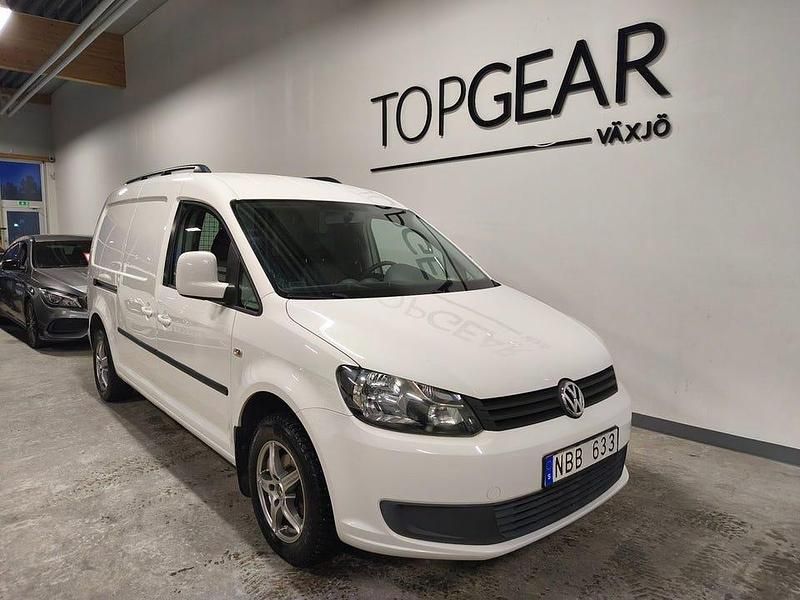 Vit Begagnad 2013 VW Caddy Maxi Minibuss | 119 900 kr (Dyr) - Bild 1/4