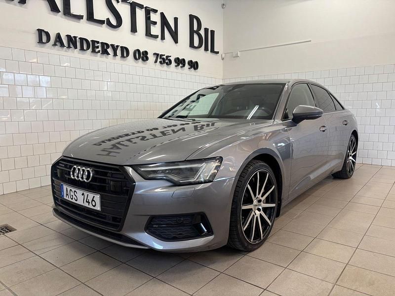 Begagnad Audi A6 Premium 340 HK (250 kW) 2018 Grå Sedan