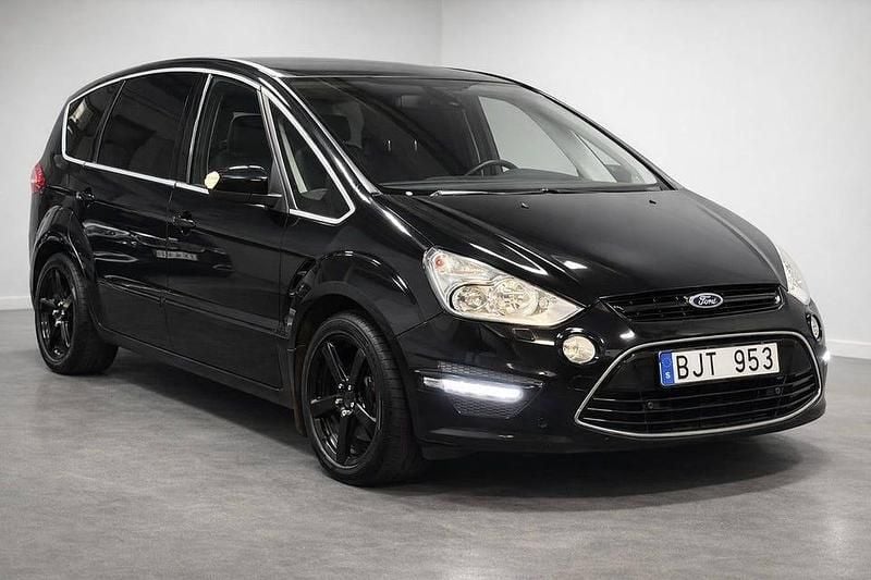 Svart Begagnad 2011 Ford S-MAX Business Edition Minibuss | 59 900 kr (Marknadspris) - Bild 1/4