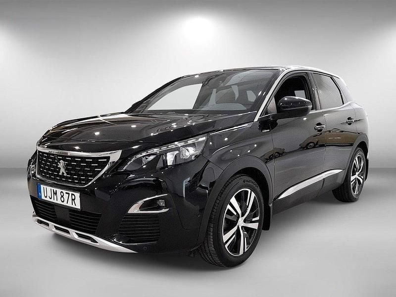 Svart Begagnad 2019 Peugeot 3008 GT-line SUV | 219 000 kr (Marknadspris) - Bild 1/4