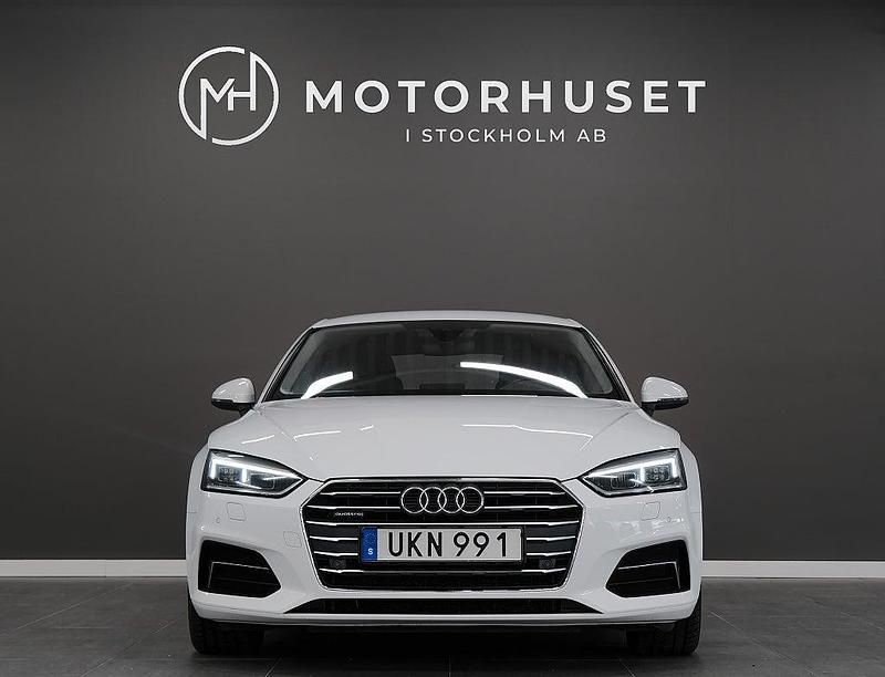 Begagnad Audi A5 Sportback 190 HK (139 kW) 2017 Vit Halvkombi