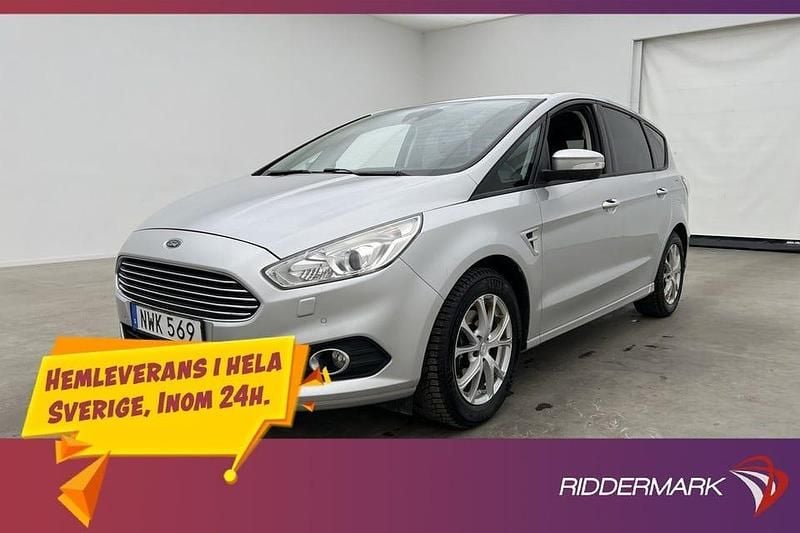 Grå Begagnad 2016 Ford S-MAX Trend Minibuss | 118 900 kr (Marknadspris) - Bild 1/3