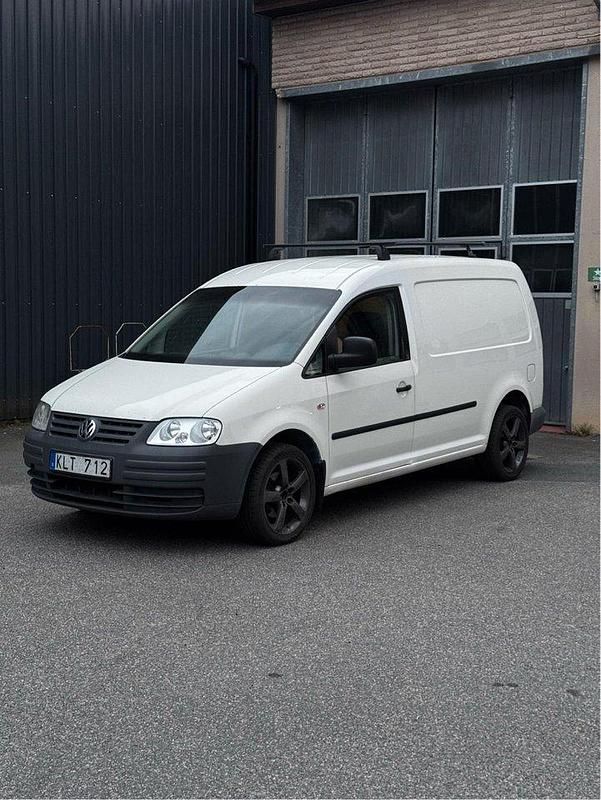 Vit Begagnad 2009 VW Caddy Maxi Minibuss | 45 000 kr (Marknadspris) - Bild 1/4