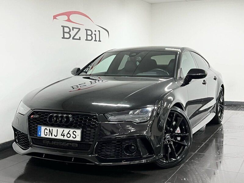 Svart Begagnad 2016 Audi RS7 Design Halvkombi | 599 900 kr (Lite dyr) - Bild 1/4