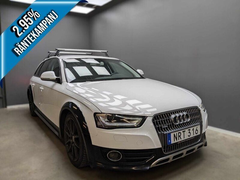 Vit Begagnad 2015 Audi A4 Allroad Kombi | 179 900 kr (Dyr) - Bild 1/4