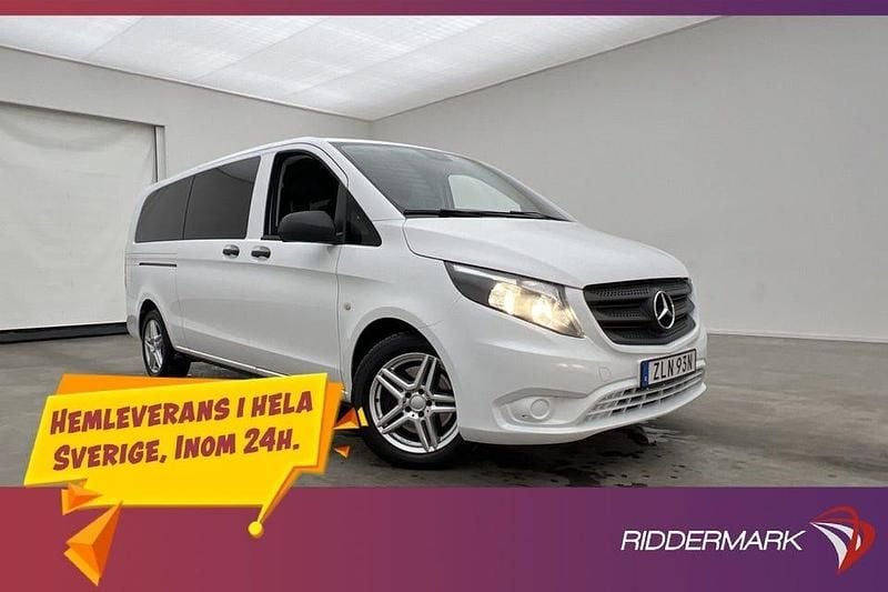 Vit Begagnad 2020 Mercedes Vito Kombi | 339 800 kr - Bild 1/3