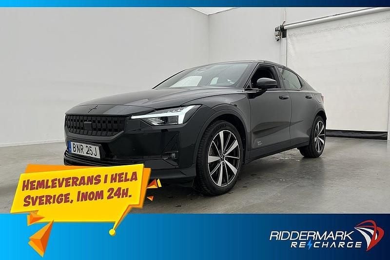 Svart Begagnad 2021 Polestar 2 Pilot Halvkombi | 348 900 kr (Bra pris) - Bild 1/3