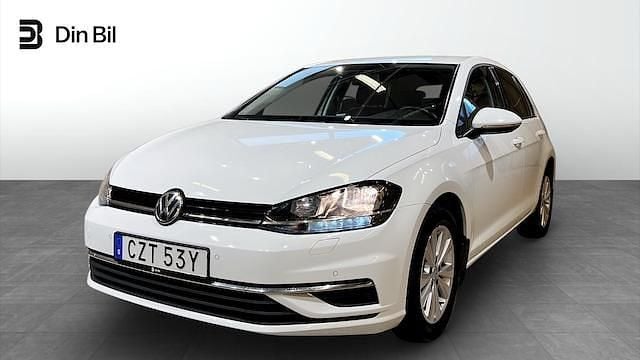 Vit (pure white) Begagnad 2018 VW Golf VII Sedan | 169 900 kr (Lite dyr) - Bild 1/4
