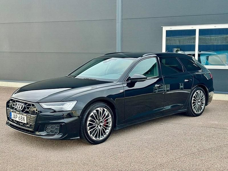 Begagnad Audi A6 S-Line 367 HK (269 kW) 2023 Svart Kombi