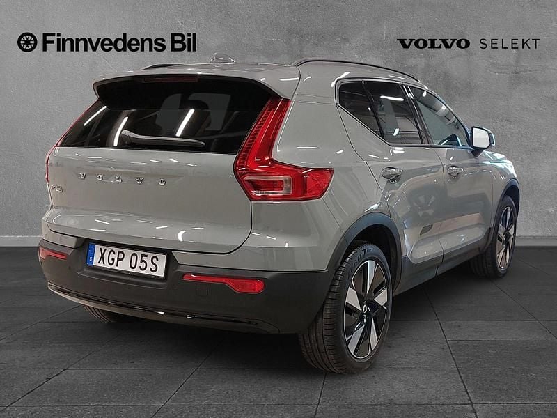 Begagnad Volvo EX40 Single Motor Extended Range 188 kW (256 HK) 2024 Grå SUV