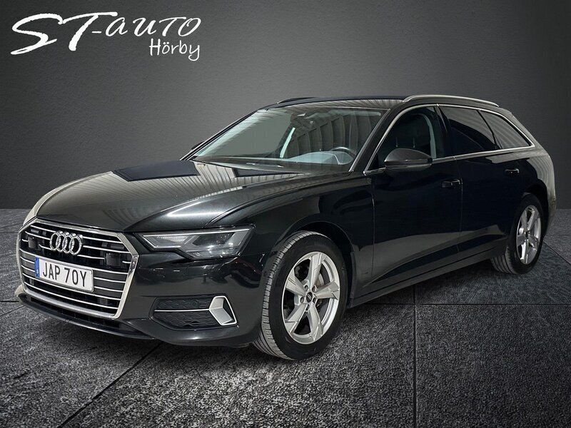 Grå Begagnad 2021 Audi A6 Sport Kombi | 289 900 kr (Marknadspris) - Bild 1/4