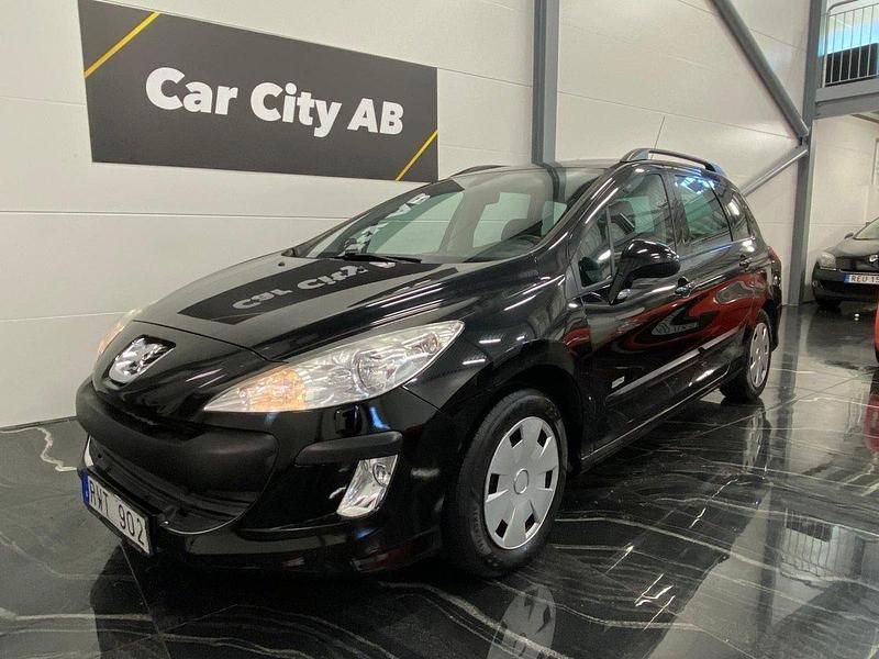 Svart Begagnad 2009 Peugeot 308 Kombi | 29 900 kr (Marknadspris) - Bild 1/4