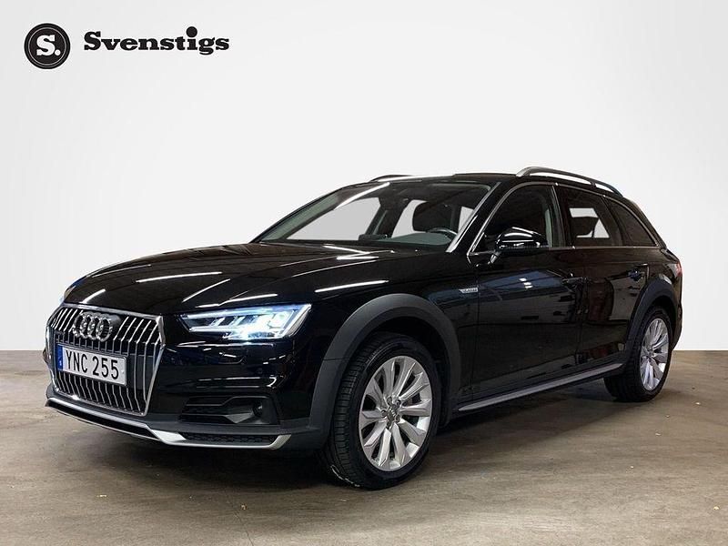 Mytsvart metallic Begagnad 2018 Audi A4 Allroad Sport Kombi | 298 900 kr (Marknadspris) - Bild 1/4