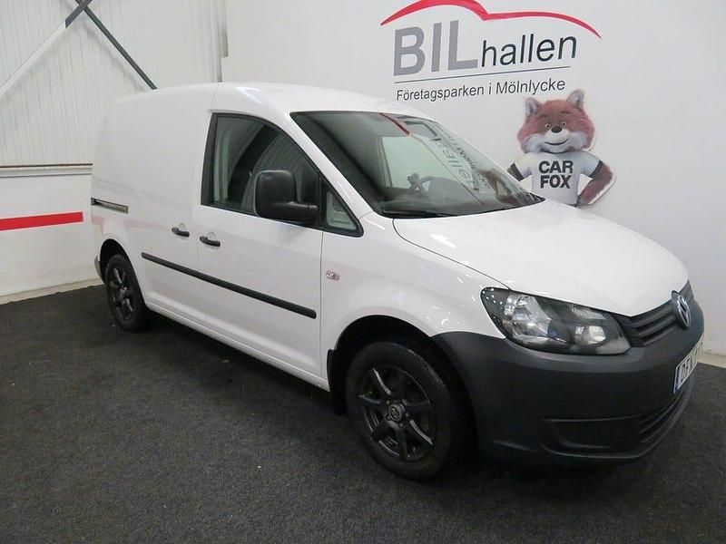 Begagnad VW Caddy 75 HK (55 kW) 2014 Vit Minibuss