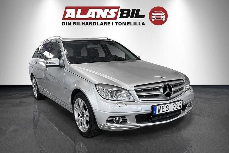 Silver Begagnad 2009 Mercedes C180 Avantgarde Kombi | 59 000 kr (Marknadspris) - Bild 1/4