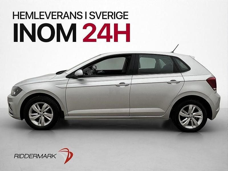 Begagnad VW Polo Comfortline 95 HK (69 kW) 2018 Silver Halvkombi
