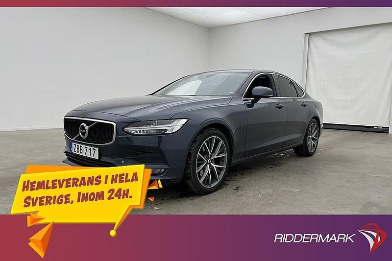 Mblå Begagnad 2017 Volvo S90 Momentum Sedan | 239 800 kr (Marknadspris) - Bild 1/3