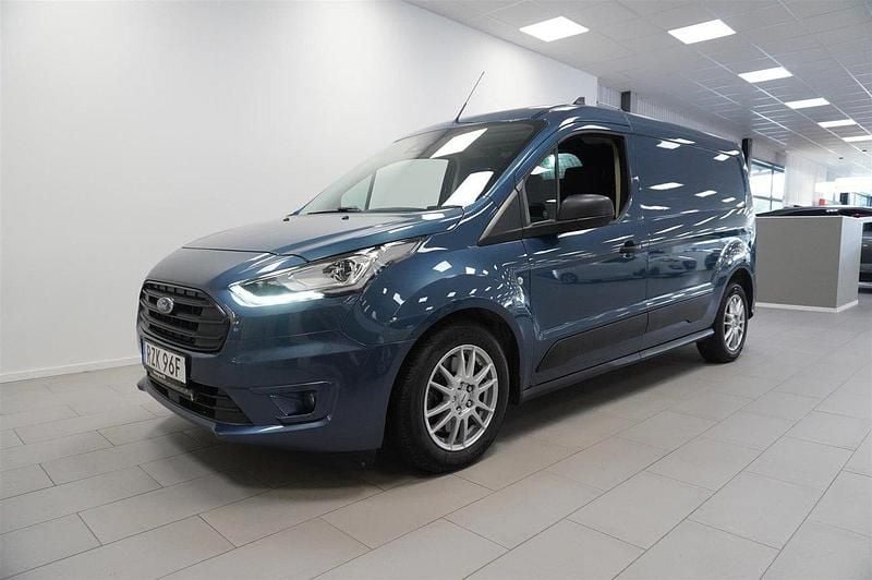 Blå (chrome blue) Begagnad 2020 Ford Transit Van | 199 800 kr (Marknadspris) - Bild 1/4