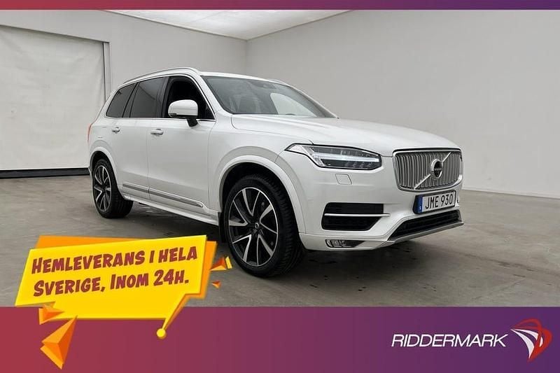 Vit Begagnad 2018 Volvo XC90 Inscription SUV | 389 800 kr (Bra pris) - Bild 1/3