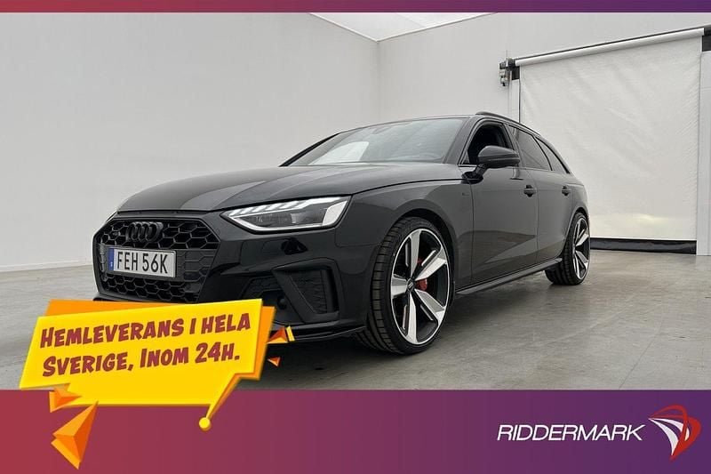 Svart Begagnad 2021 Audi A4 S-Line Kombi | 379 800 kr (Dyr) - Bild 1/3