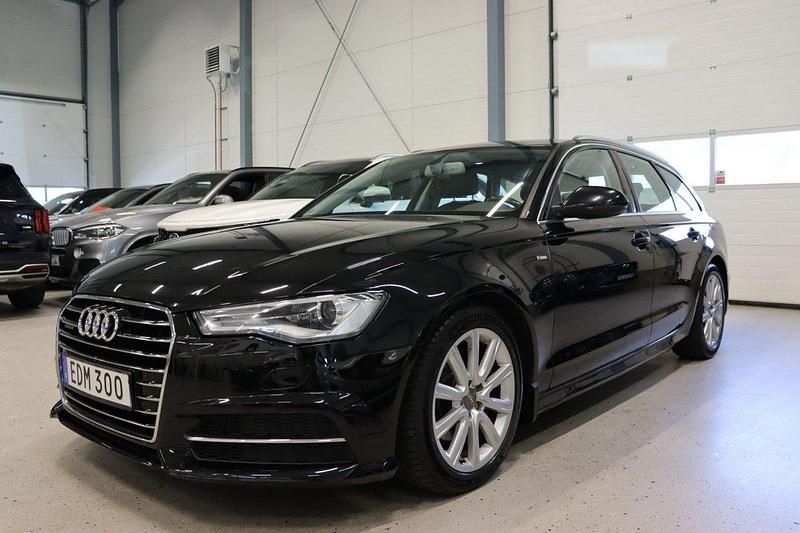 Svart Begagnad 2015 Audi A6 S-Line Kombi | 224 700 kr (Marknadspris) - Bild 1/4
