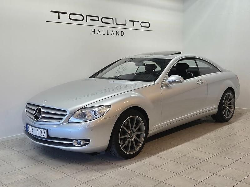 Begagnad Mercedes CL500 388 HK (285 kW) 2007 Silver Sportkupé