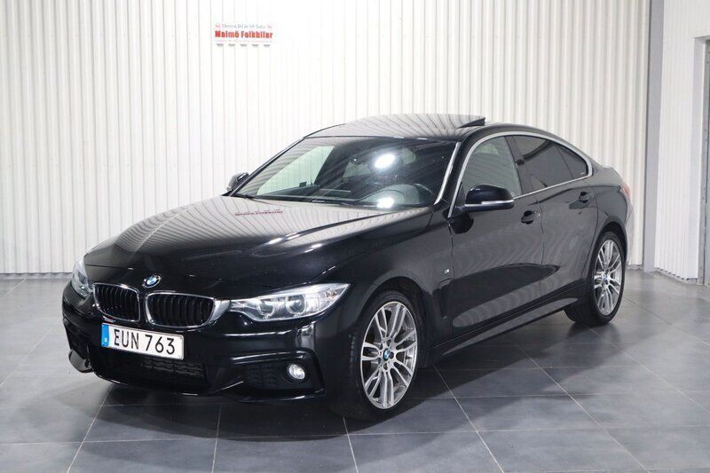 Svart Begagnad 2015 BMW 420 Gran Coupé M Sport Sportkupé | 229 000 kr (Marknadspris) - Bild 1/4