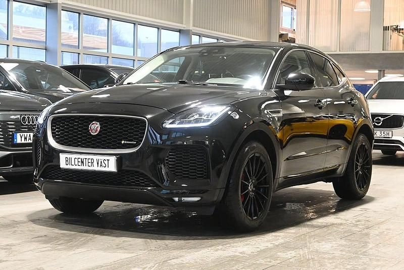 Svart Begagnad 2018 Jaguar E-Pace R-Dynamic SUV | 259 000 kr (Marknadspris) - Bild 1/4