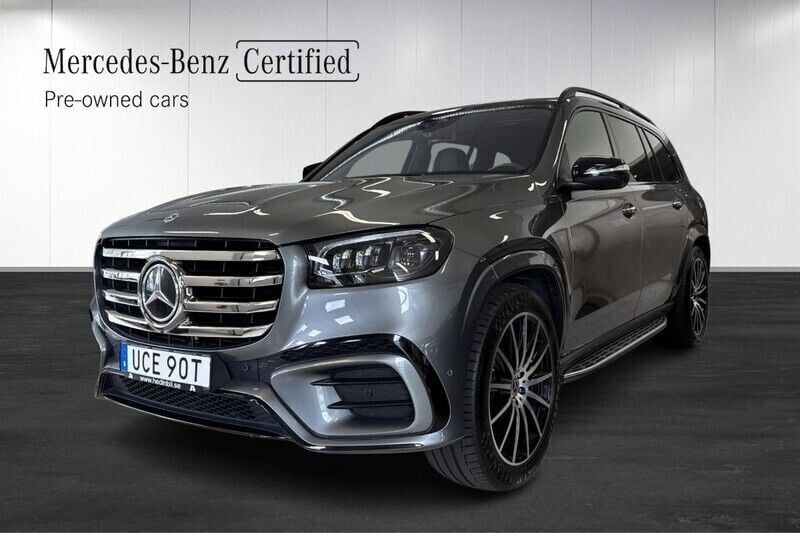 Grå (grey) Begagnad 2024 Mercedes GLS450 AMG Line Premium Plus SUV | 1 199 000 kr - Bild 1/4