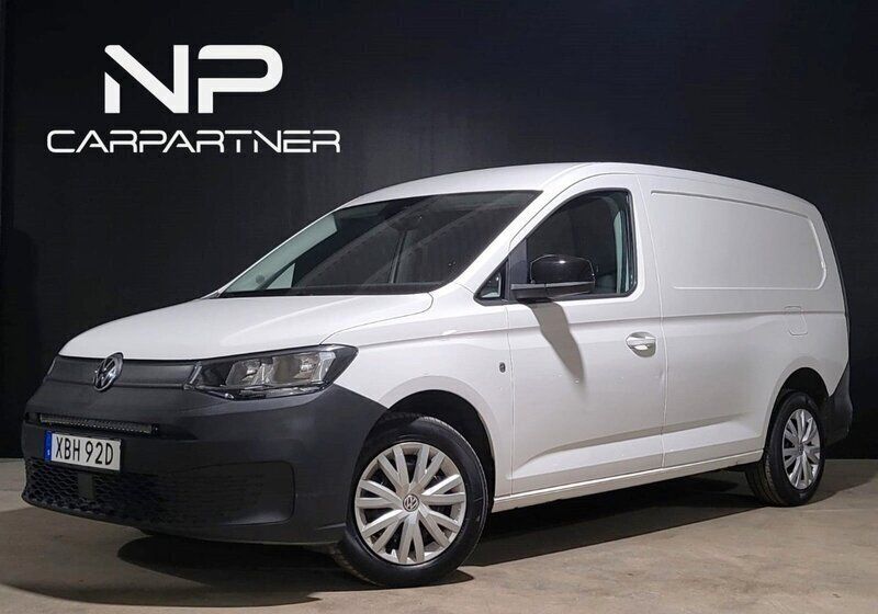 Vit Begagnad 2021 VW Caddy Maxi Minibuss | 189 900 kr (Marknadspris) - Bild 1/4