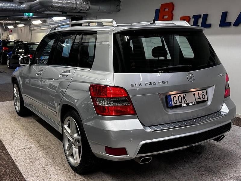Begagnad Mercedes GLK220 AMG line 170 HK (125 kW) 2012 Silver SUV