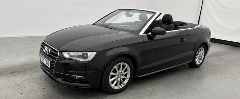 Svart Begagnad 2015 Audi A3 Cabriolet Sport Cab | 215 000 kr - Bild 1/3