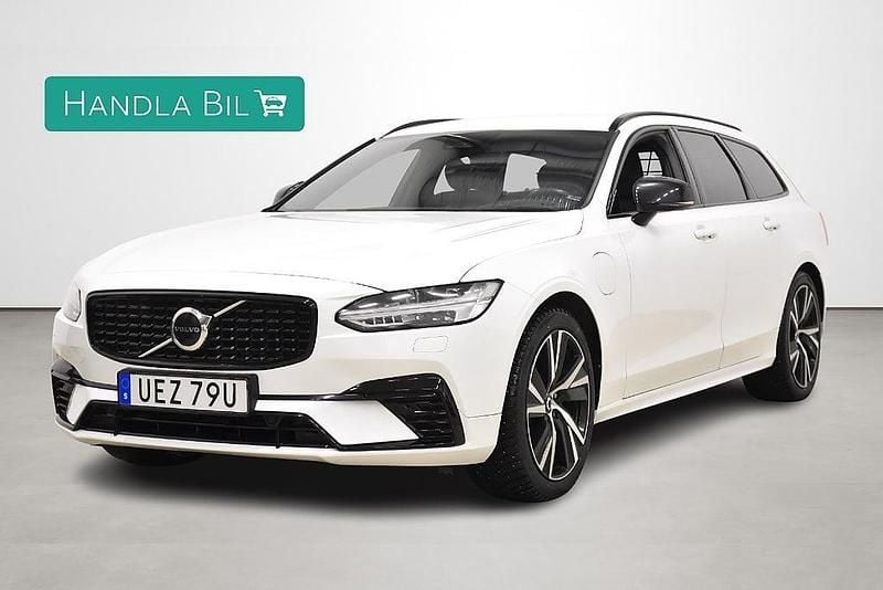 Begagnad Volvo V90 R-Design 253 HK (186 kW) 2021 Vit Kombi