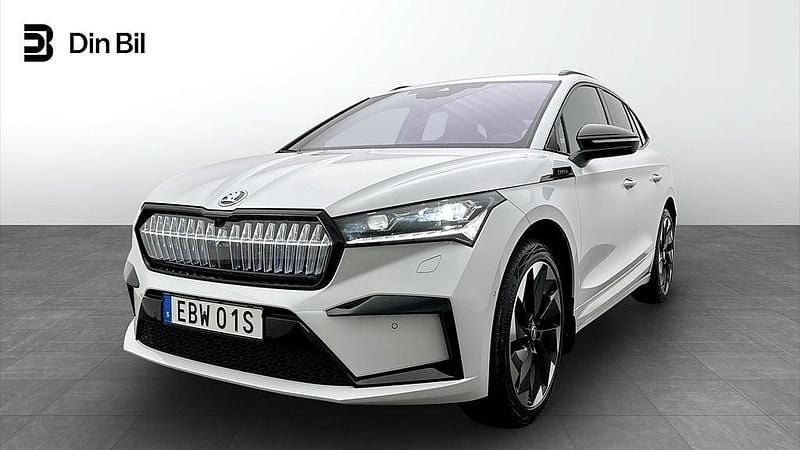 Begagnad Skoda Enyaq iV SportLine 194 kW (265 HK) 2023 Vit SUV