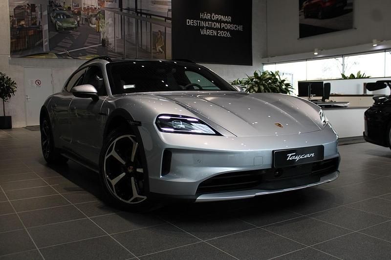 Ny Porsche Taycan Cross Turismo 319 kW (435 HK) 2026 Silver